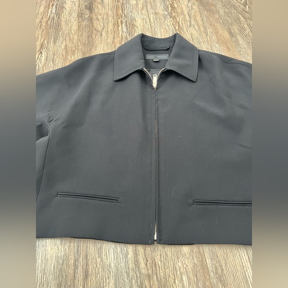 Zara Black Zip-Up Jacket - Picture 5 of 6
